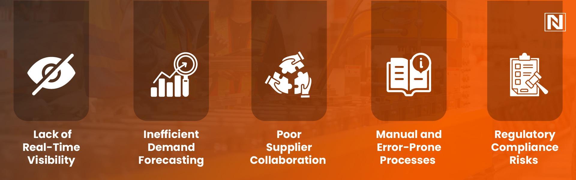 The Challenges in Manufacturing Supply Chains 